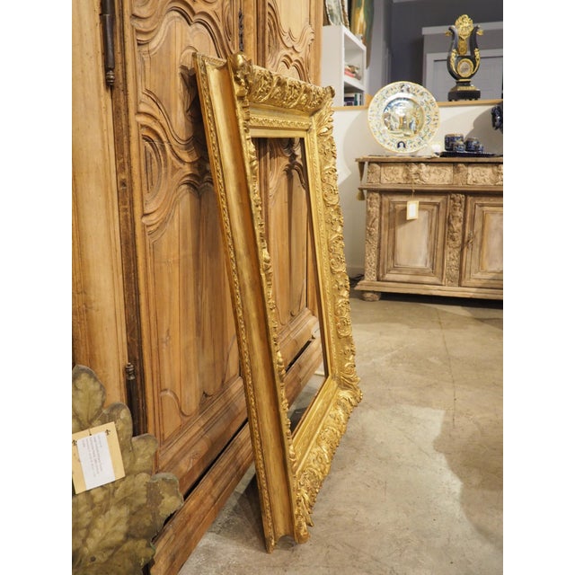 Large Antique Dutch Giltwood Barbizon Style Frame, Circa 1890 For Sale - Image 10 of 18