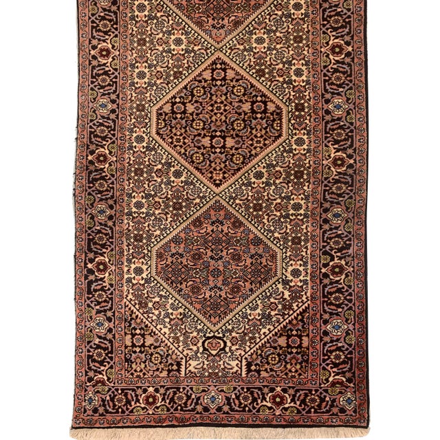 1940s Vintage Bidjar Runner Rug 2ft 7in X 9ft 9in For Sale - Image 5 of 8