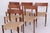 Danish Dining Chairs in Teak with Wickerwork Seats, 1960s, Set of 6 For Sale - Image 4 of 17