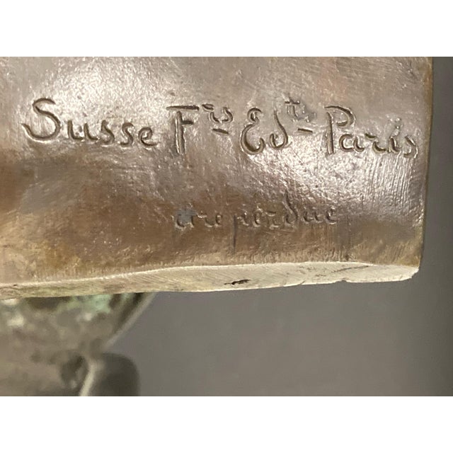 Antique Bronze Bust of Louis Pasteur For Sale In Chicago - Image 6 of 11