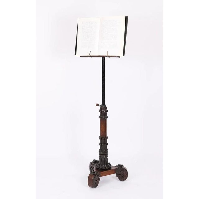 This handsome William IV Gonçalo Alves adjustable music stand is circa 1830 in date. The multi position stand has a rising...