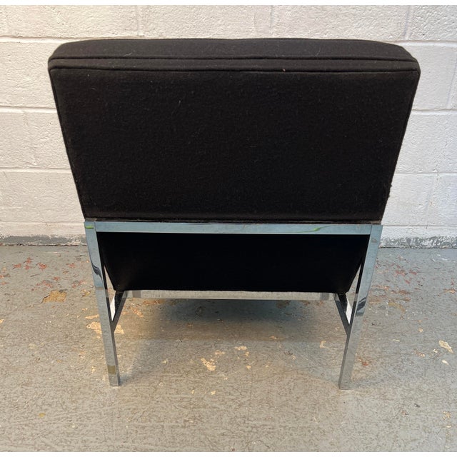 Mid-Century Attribtued to Florence Knoll 'Model 51' Armless Slipper Lounge Chair For Sale - Image 13 of 15
