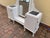 Liberty (1890 - 1910) Italian shabby chic white dressing table with mirror – early 1900s. Elegant Italian dressing table...