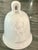Beautiful white porcelain angel bell. Made in a Germany in the 1970s. Shooting star in the opposite side of the angel.
