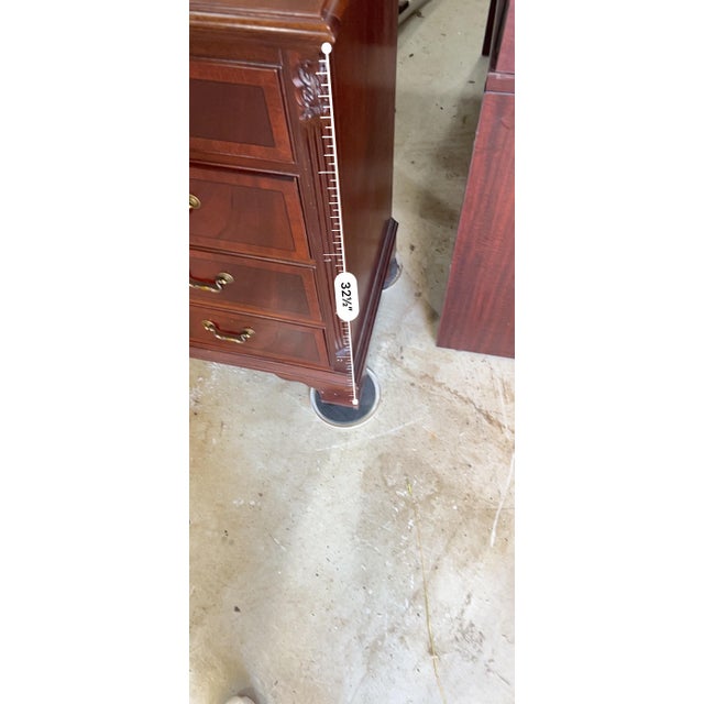 Ethan Allen 18th Century Mahogany Dresser For Sale - Image 11 of 16