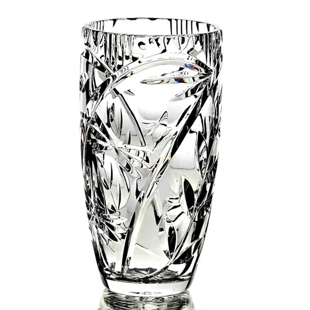 Gorham Gorham Bamburg Crystal Glass Vase 6.25"h For Sale - Image 4 of 11