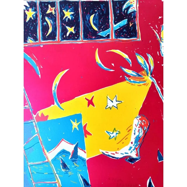 Pierre Mabille, The Artist Room, Lithograph, 1980s For Sale - Image 5 of 6