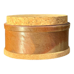 Vintage Boho Studio Pottery Lidded Bowl