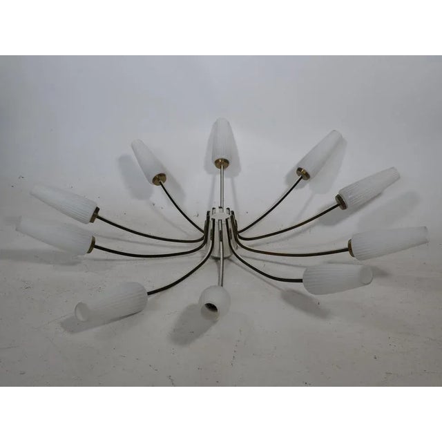 10-Light Spider Sputnik Lamp, 1960s For Sale - Image 6 of 12