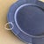 Vintage 1940’s Ws George Petalware Blue Dinner Plate For Sale - Image 4 of 4