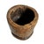 Vintage Rustic India Wood Pestle Pot For Sale - Image 4 of 5