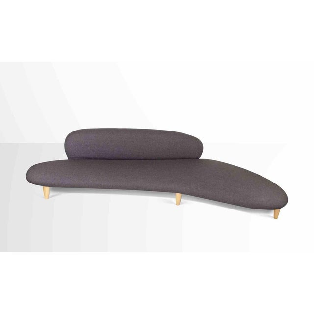 Isamu Noguchi Freeform Sofa in Wood and Fabric by Isamu Noguchi for Vitra, Germany, 2002 For Sale - Image 4 of 8