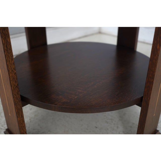 Stickley Harvey Ellis Mission Oak Lamp Table For Sale In Philadelphia - Image 6 of 14