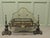 Antique Fire Grate on Andirons with Brass Guard, 1800s For Sale - Image 5 of 9