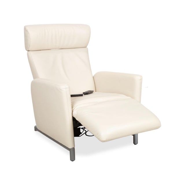 Bico Lounge Chair in Cream Leather from Cor For Sale - Image 5 of 18