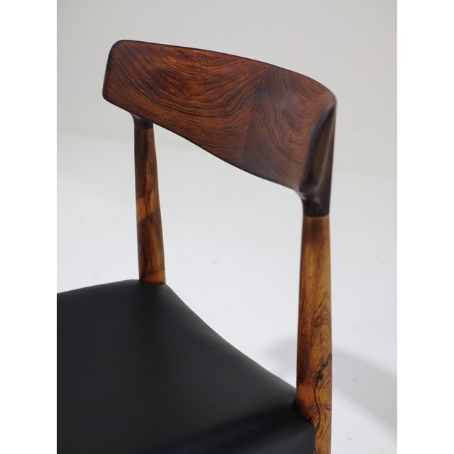Danish 343 Dining Chairs in Rosewood by Knud Faerch for Slagelse Møbelværk, 1960s, Set of 6 For Sale - Image 13 of 18