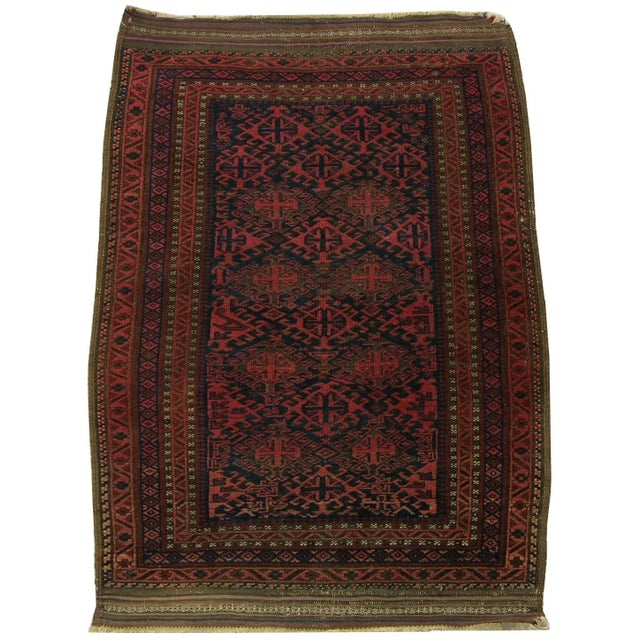 19th Century 1900s Antique Baloutch Rug For Sale - Image 5 of 5