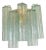 Italian Wall Light in Green Tronchi Murano Glass by Simoeng For Sale