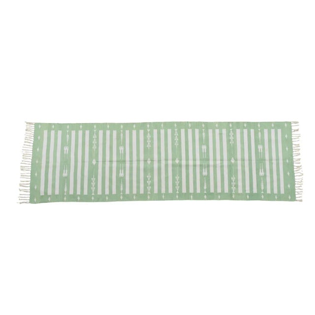 Not Yet Made - Made To Order Kerra Rug, 2.5x14, Green For Sale - Image 5 of 5