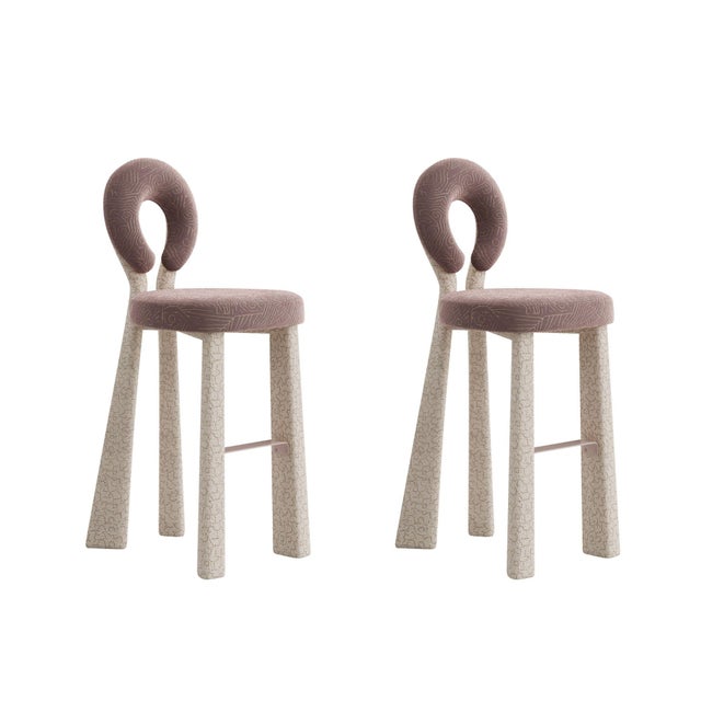 Mary Bar Chairs by Ottiu, Set of 2 For Sale - Image 10 of 10