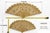 Mid-Century Modern Vintage Burwood Hollywood Regency Gold Fan Wall Sculpture, 43"w For Sale - Image 3 of 12