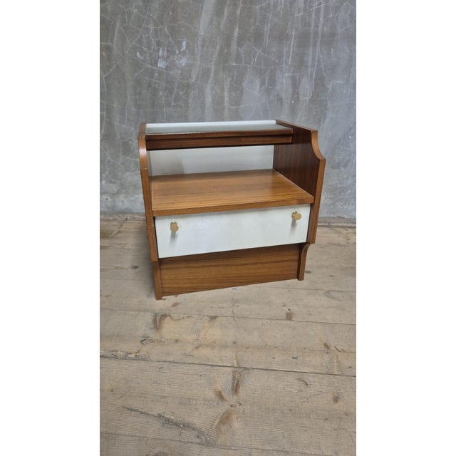 Vintage Bedside Tables, Czechoslovakia, 1940s, Set of 2 For Sale - Image 6 of 12