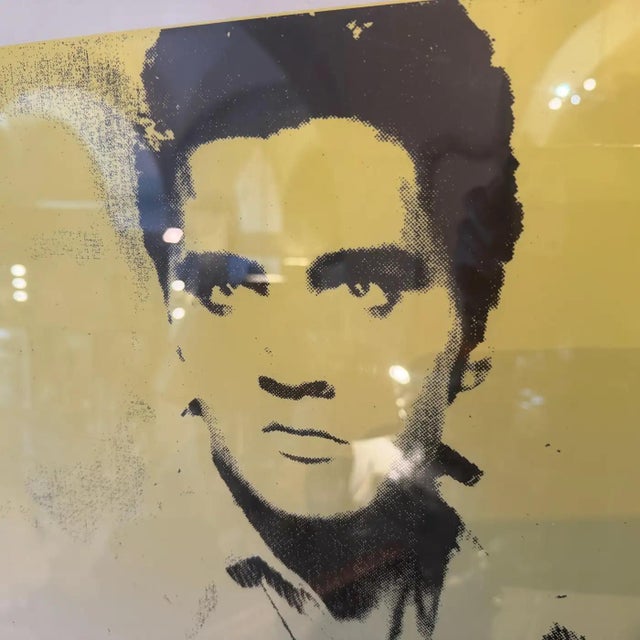 Andy Warhol 21st Century Framed Pop Art 22/100 Elvis Presley Lithography by Andy Warhol For Sale - Image 4 of 13