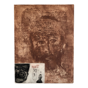 Zvi MilshteinZohar Kabbalah Portrait French Jewish Surrealist Aquatint Etching Hebrew Judaica