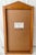 Elevate your home organization with this beautiful vintage medium toned solid wood frame wall calendar frame holder....