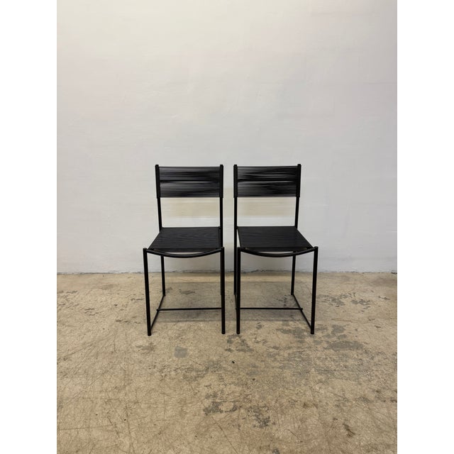 Metal Giandomenico Belotti Spaghetti Chairs for Alias - A Pair For Sale - Image 7 of 14