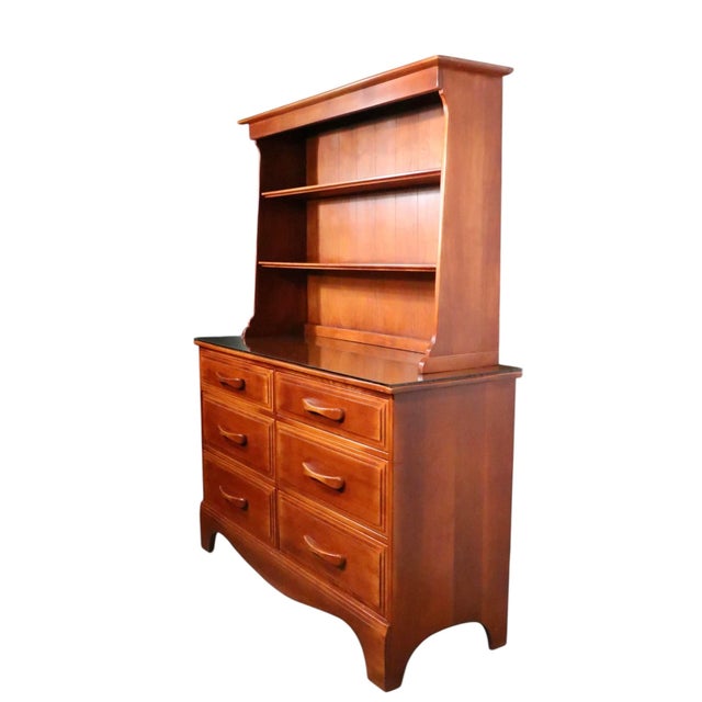 Farmhouse Mid 20th Century Cushman Colonial Hutch Sideboard Server Credenza For Sale - Image 3 of 11