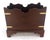 Wood Large Chippendale Campaign Style Mahogany Brass Magazine Rack c1970s MINT For Sale - Image 7 of 14
