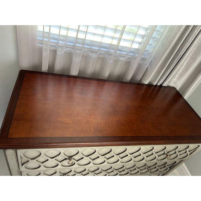 Wood Murano Chest High-End, Custom-Crafted Chests of Drawers by Hickory Chair For Sale - Image 7 of 8