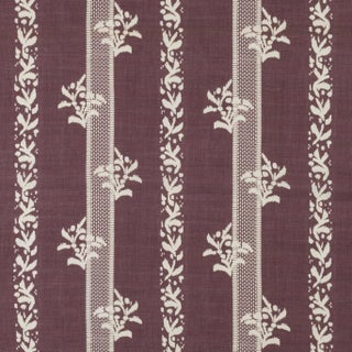 Sister Parish Brio Fabric in Fig For Sale