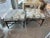 Vintage Faux Bamboo Ottomans Benches Stools Birds New Upholstery -A Pair For Sale - Image 13 of 13