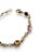 Contemporary 14k Gold Gemstone Link Bracelet Made in Italy For Sale - Image 3 of 5