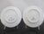 Royal Copenhagen 180 Denmark Plain Blue Fluted 6 3/4" Dessert Plate Dish Pair For Sale In Portland, OR - Image 6 of 6