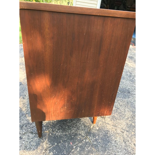 1966 Ward Furniture Mfg. Walnut Dresser & End Tables Set of 3 Chairish