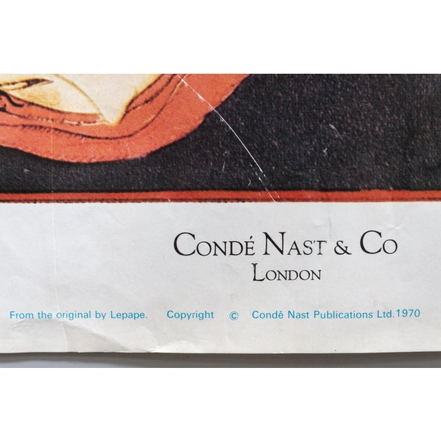 Vogue Early December Winter Wind Manifesto Condé Nast Di Lepape, 1970s, Paper For Sale - Image 3 of 6