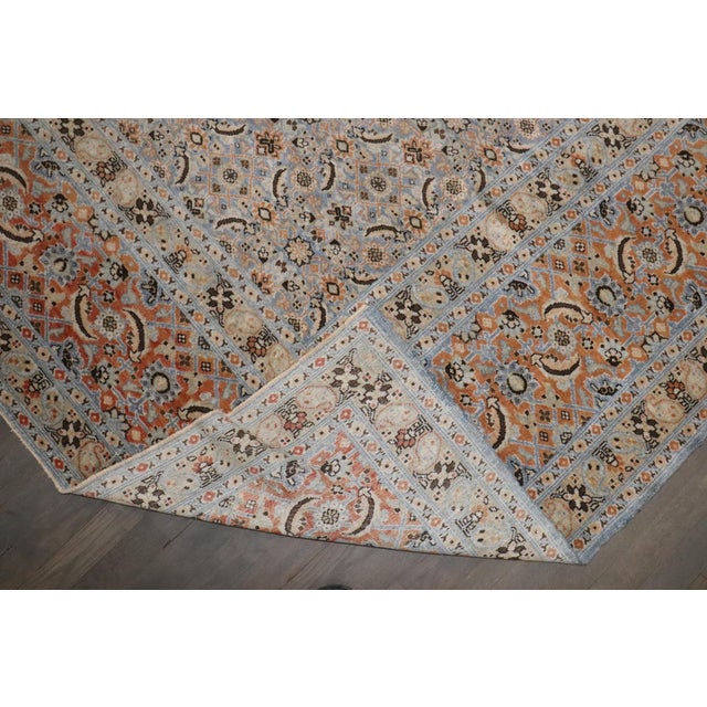 Persian Fine Tabriz Senneh Antique Rug - 8'2" x 10' For Sale - Image 3 of 7
