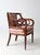 Brown Antique Classic Revival Armchair For Sale - Image 8 of 17