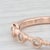 New Beverley K 0.20ctw Diamond Stackable Ring 14k Rose Gold Size 7 Wedding Band For Sale In Greensboro - Image 6 of 8