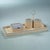 La Cote Coiled Rattan & Abaca Rectangular Serving Tray