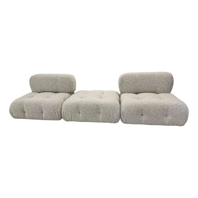 Camaleonda Sofa in White Bouclé, 2000s For Sale