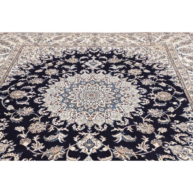 Nain Oriental Rug in Wool For Sale - Image 8 of 11