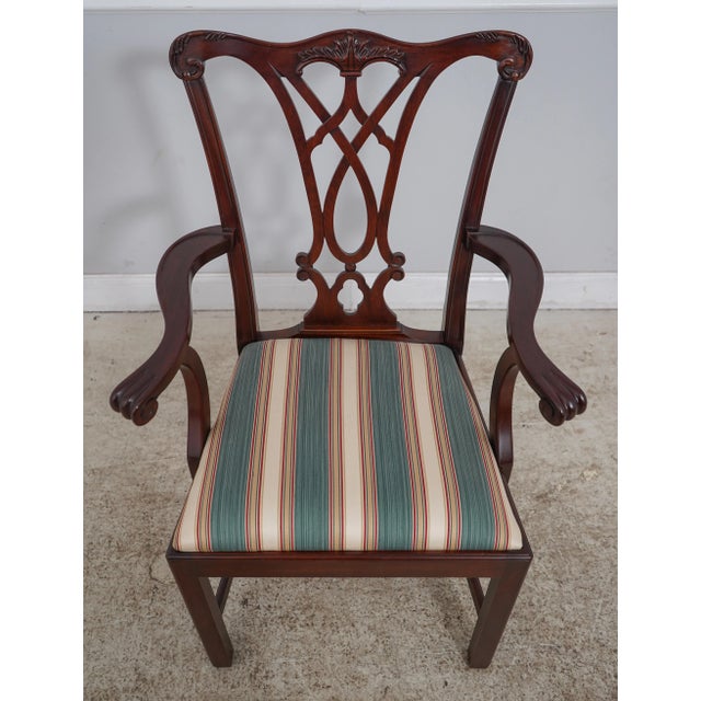 Age: C.1994 Details: Model 107 Finish No. 29 Fine Carved Details High Quality Construction 18 C. Design Chippendale Style...