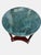 1990s Mid 20th Century Regency Style Marble Pedestal Side Table For Sale - Image 5 of 8