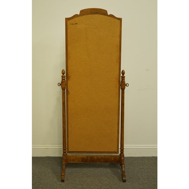 Ethan Allen Heirloom Nutmeg Maple Standing Floor Mirror Chairish
