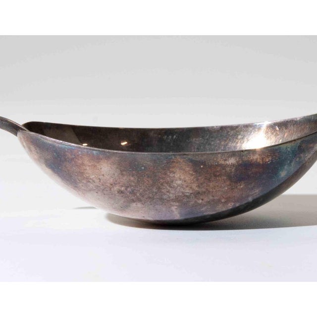 Modernist Silver-Plated Leaf-Form Serving Dish or Nut Bowl, 1960s For Sale - Image 4 of 5