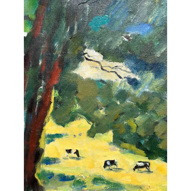 Maurice Moberg, Gläntan, Båstad, 1950s, Oil Painting on Canvas, Framed For Sale - Image 12 of 18